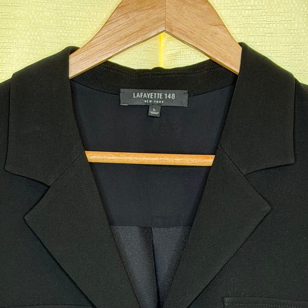 Lafayette 148 Black Blazer Dress size large - Picture 5 of 7